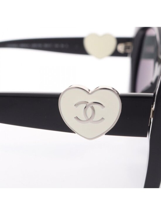 Chanel Sunglasses CC Logo Black Eyewear